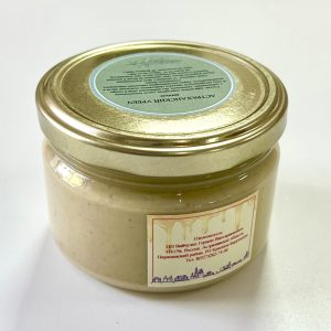 Медовый десерт астраханский "Урбеч из кешью" 300 г. в стеклобанке
