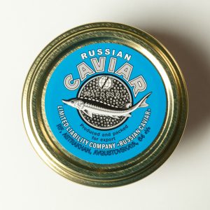 Икра зернистая осетра забойная PREMIUM 50 гр. в стеклобанке "Русская Икра"