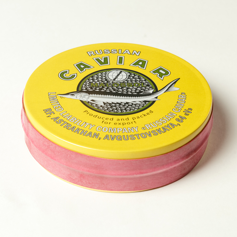 Икра зернистая осетровых рыб (стерлядь) 125 гр. в м/б "Русская Икра"