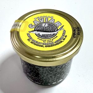 Икра зернистая осетра PREMIUM в стеклобанке 100 г. "Русская Икра"