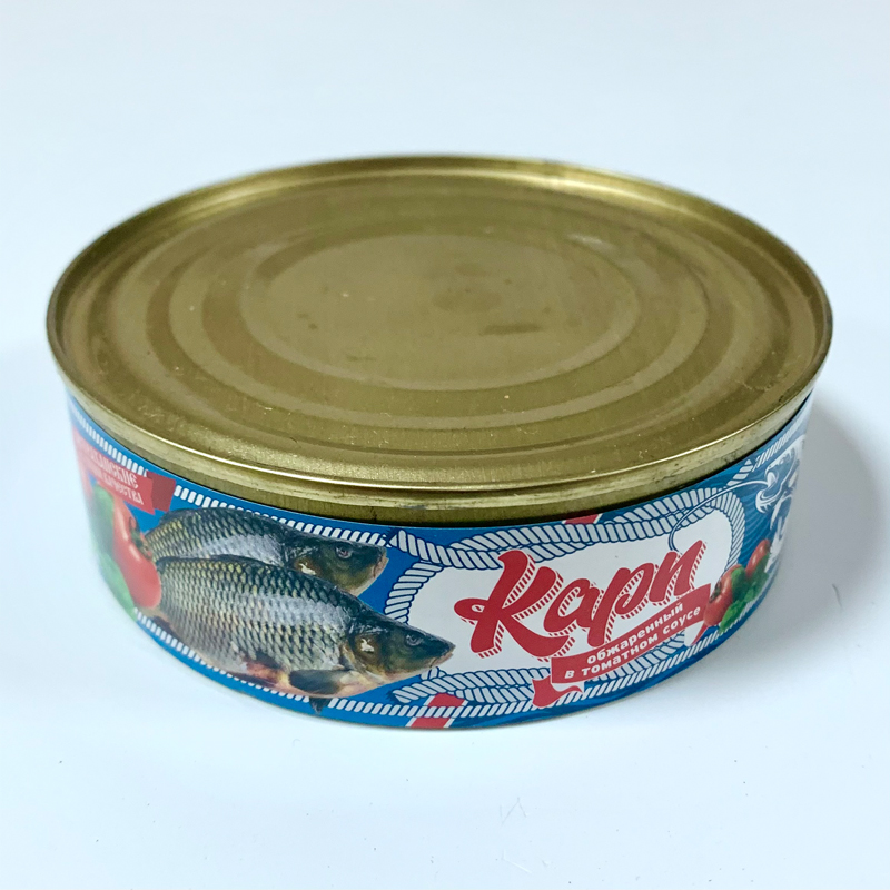 Консервы "Карп обжаренный в томатном соусе" в ж/б 240 гр. "АРЗ" (только опт)