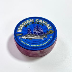 Икра зернистая стерляди ПРЕМИУМ 250 гр. в металлической банке "Каспий"